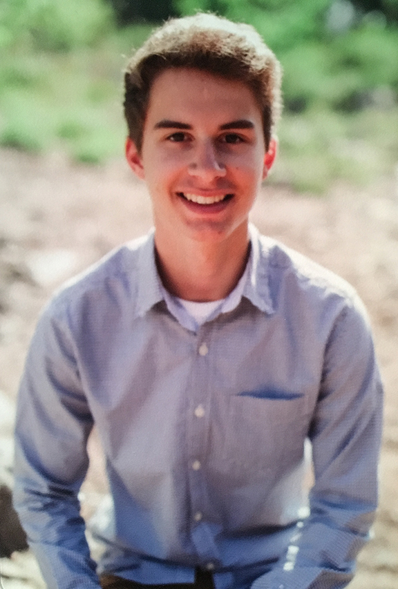Tyler Frahm, 2018 Dr. Backer Scholarship recipient